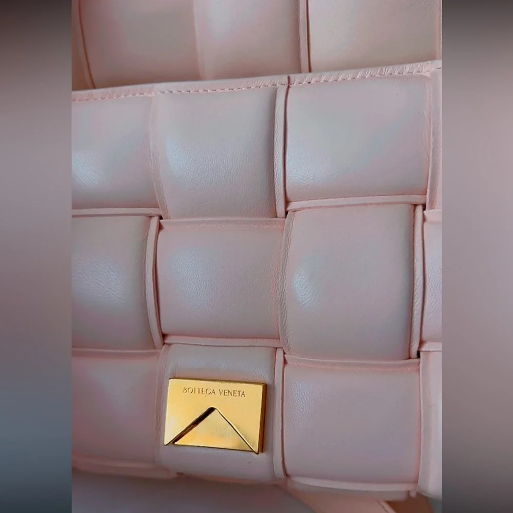 Bottega Veneta Padded Cassette in Peach - Picture 7 of 10